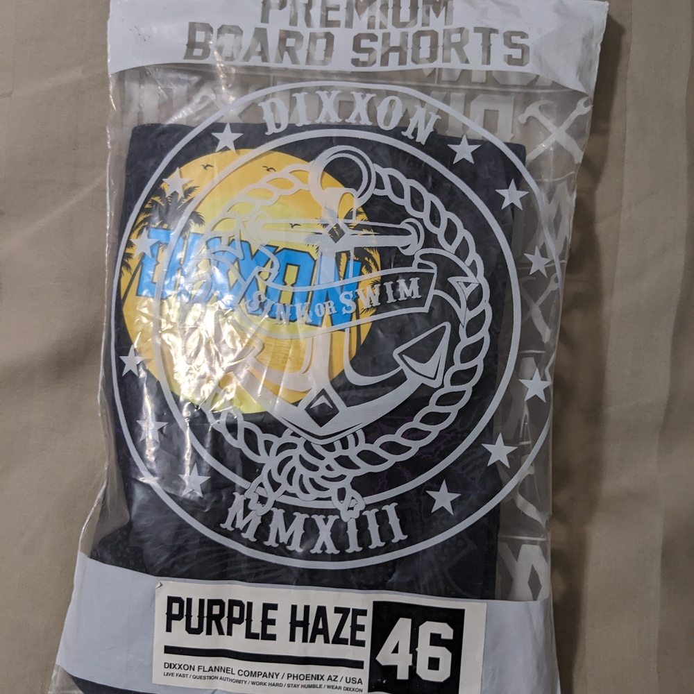 Dixxon Premium Board Shorts - Purple Haze